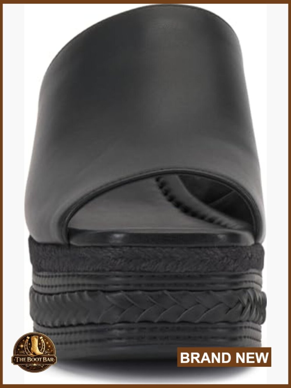 Espadrille Wedge Platform Sandals with Braided Sole - Picture 2 of 7